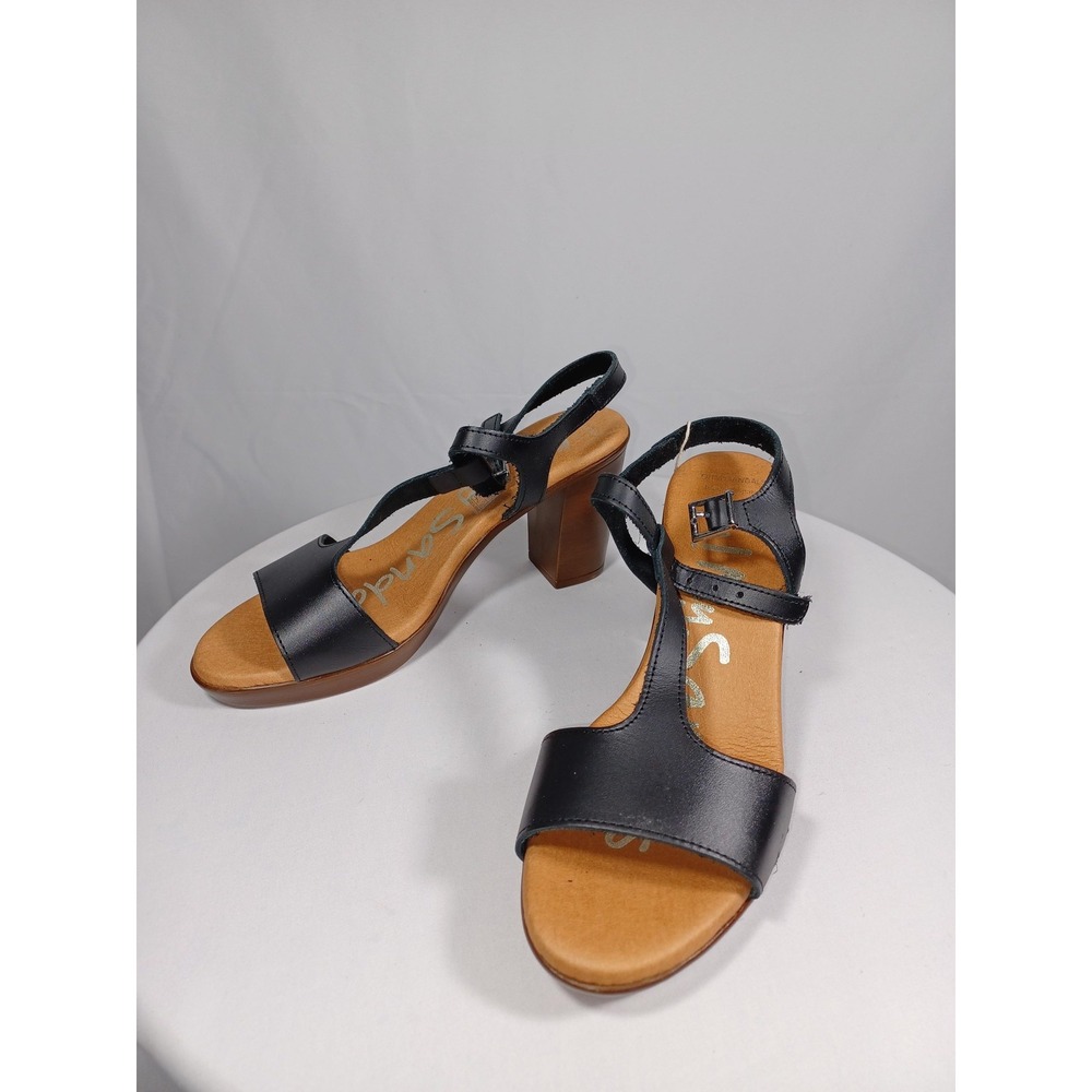 Oh‎ My Sandals Shoes Womens Size 39 Heeled Leather Comfort Sandals Spain 4899